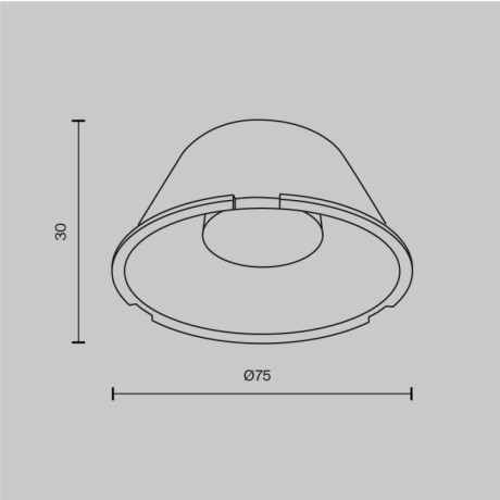 Линза Maytoni Technical LensD75-60