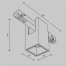 Светильник на шине Maytoni Technical TR121-4-7W-DS-W