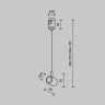 Подвесной комплект Maytoni Technical TRA154SW-1B