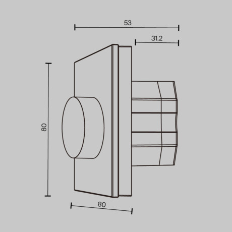 Панель управления Maytoni Technical 721036