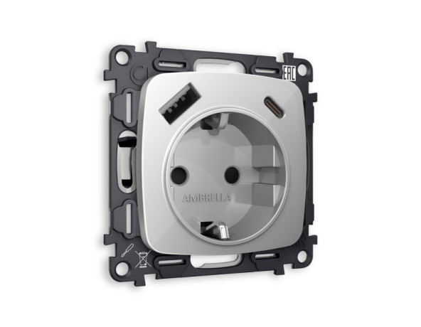 Розетка Ambrella Volt MO410010