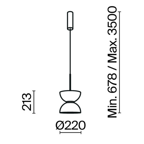 Подвесной светильник Maytoni MOD178PL-L11W3K