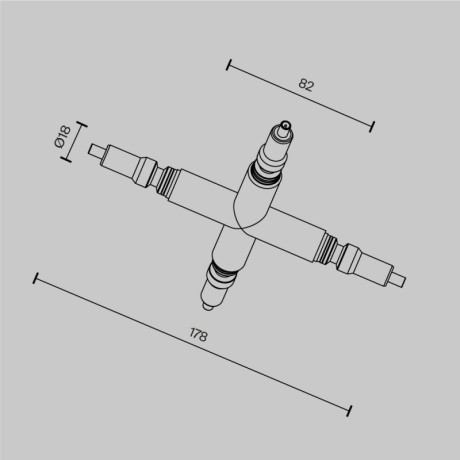 Коннектор Maytoni Technical CA008TX-BS
