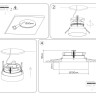 Встраиваемый светильник Ambrella Light TN51817