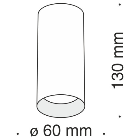 Накладной светильник Maytoni Technical C010CL-01GF