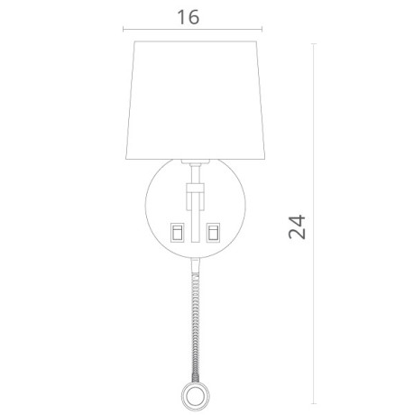 Бра Divinare 1341/02 AP-2