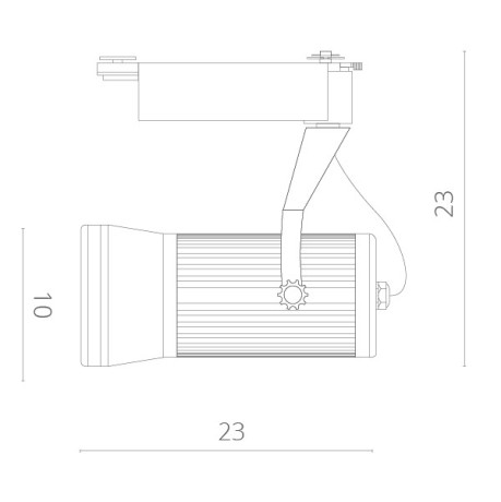 Светильник на шине ARTE Lamp A6330PL-1WH