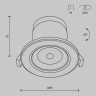 Встраиваемый светильник Maytoni Technical DL013-6-L9W