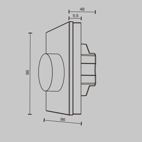 Панель управления Maytoni Technical 711028
