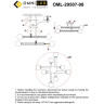 Накладная люстра Omnilux OML-29507-08