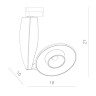 Светильник на шине ARTE Lamp A4235PL-1BK