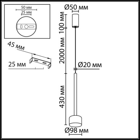 Подвесной светильник Odeon Light 7151/10L