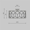 Накладная люстра Maytoni H223-PL-05-G