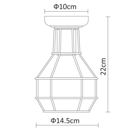 Накладной светильник ARTE Lamp A9182PL-1WH
