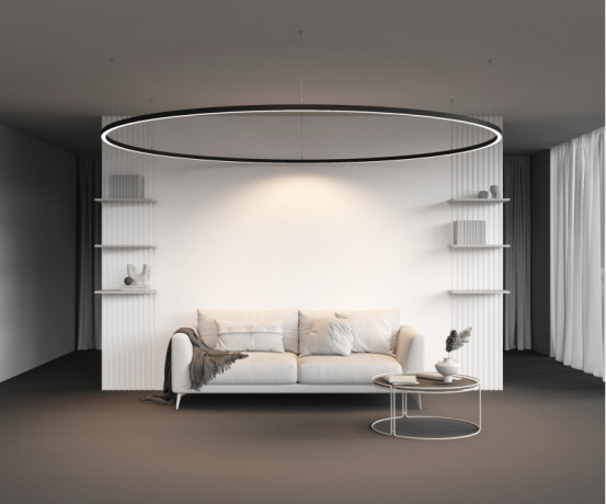 Профиль Maytoni Technical ALM-3535R-B-D-45°-3M