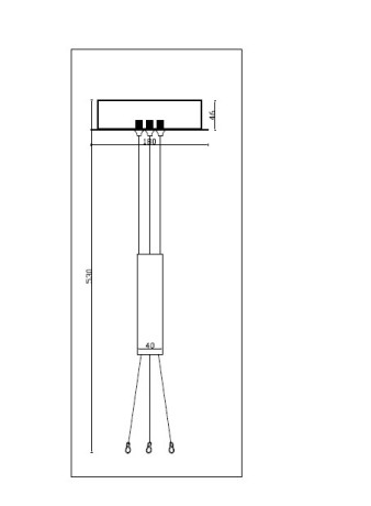 Подвес Maytoni Technical C032C-04-MG
