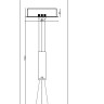 Подвес Maytoni Technical C032C-04-MG