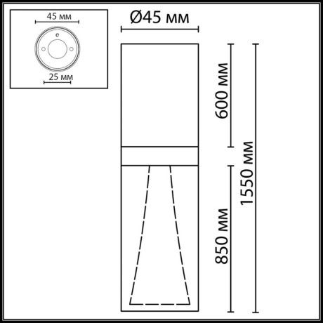 Накладной светильник Odeon Light 7143/4CL