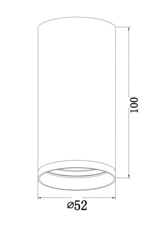 Накладной светильник Maytoni Technical C052CL-01MG