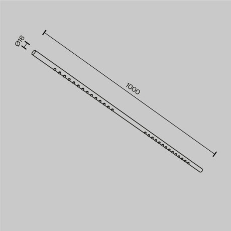 Светильник на шине Maytoni Technical C101CL-L1000-24W3-6K-BS