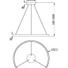 Подвесной светильник Maytoni MOD058PL-L42WK