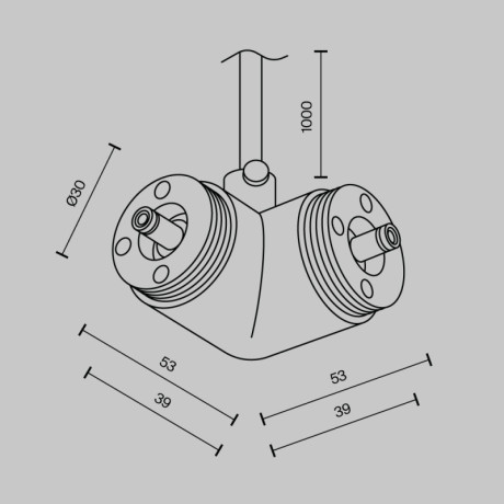 Коннектор Maytoni Technical CA014LC-P-B