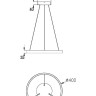 Подвесной светильник Maytoni MOD058PL-L32BSK