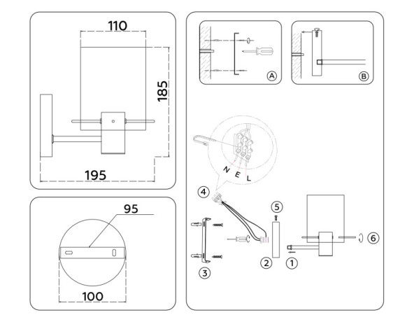 Бра Ambrella Light LH57045