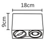 Накладной светильник ARTE Lamp A5655PL-2BK