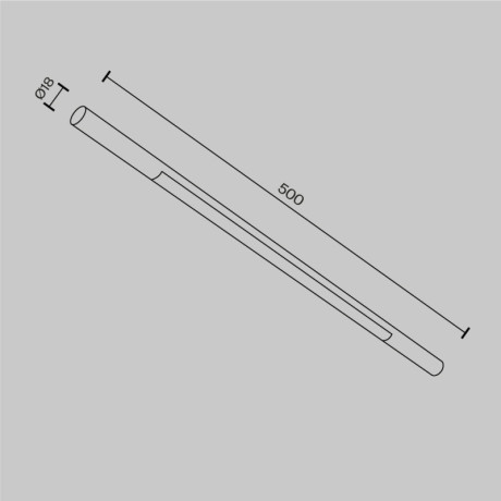 Светильник на шине Maytoni Technical C100CL-L500-12W3-6K-BS