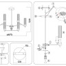 Люстра на штанге Ambrella Light LH55151