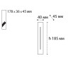 Светильник для ступеней ITALLINE IT06-6040 white 3000K