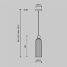 Подвесной светильник Maytoni MOD302PL-01CG