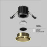 Встраиваемый светильник Maytoni Technical DL058-7W3K-BS