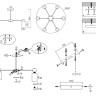 Люстра на штанге Ambrella Light TR9581