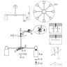 Люстра на штанге Ambrella Light TR9584