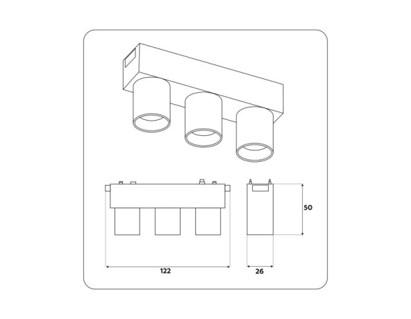 Светильник на шине Ambrella Light GV1503