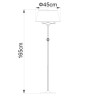 Торшер ARTE Lamp A3579PN-3AB