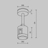 Стойка Maytoni Technical TRA156C-IPC1-B