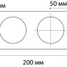 Рамка ITALLINE M01-1020 black