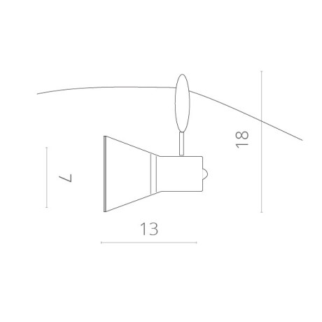 Светильник на шине ARTE Lamp A3057PL-1SI