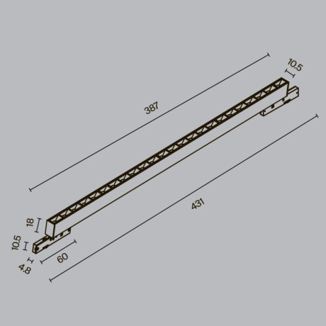 Светильник на шине Maytoni Technical TR193-1-20W3K-M-B