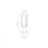 Садово-парковый светильник ARTE Lamp A1036FN-1BK