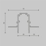 Шинопровод Maytoni Technical TRX034-421.12B