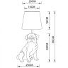 Настольная лампа ARTE Lamp A1512LT-1WH