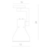 Светильник на шине ARTE Lamp A5108PL-1WH