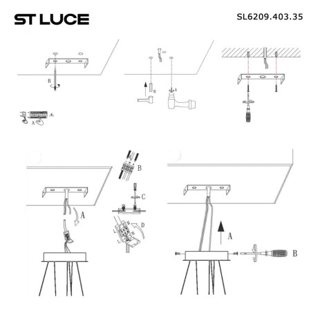 Подвесной светильник ST-Luce SL6209.403.35