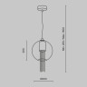 Подвесной светильник Maytoni P095PL-01BZ