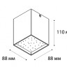 Накладной светильник ITALLINE DL 3028 white 4000K