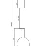 Подвесной светильник Maytoni MOD182PL-L6B3K